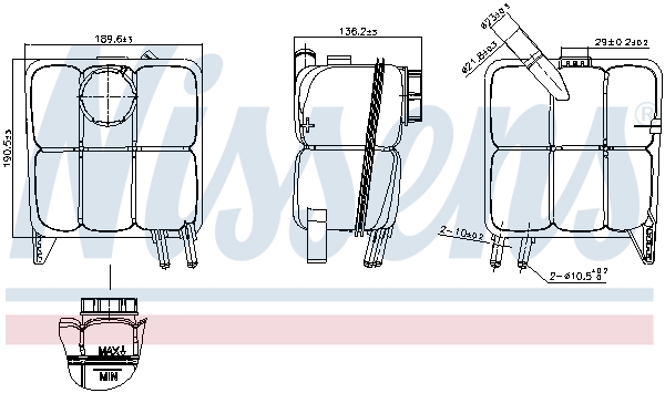 Nissens Expansievat 996138