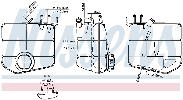 Nissens Expansievat 996143