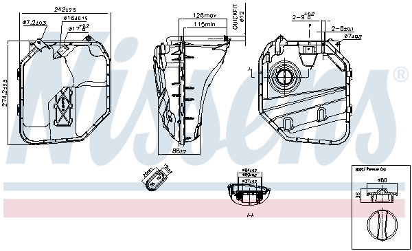 Nissens Expansievat 996154