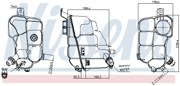 Nissens Expansievat 996157