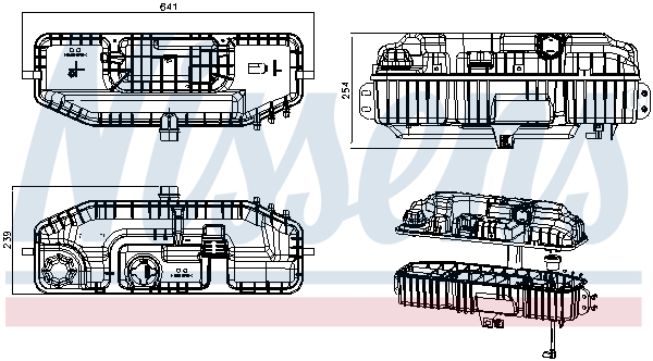 Nissens Expansietank, koelvloeistof 996161