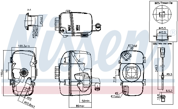 Nissens Expansievat 996181