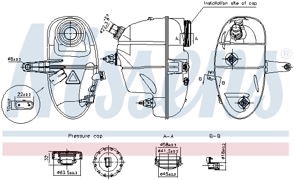 Nissens Expansievat 996192