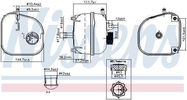 Nissens Expansievat 996196