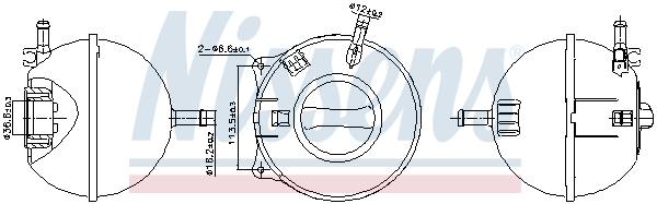 Nissens Expansietank, koelvloeistof 996200
