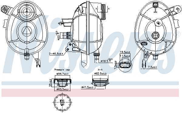 Expansievat Nissens 996201