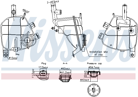 Expansievat Nissens 996202