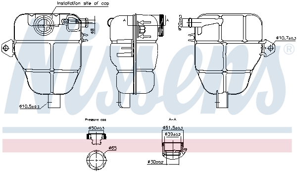 Expansievat Nissens 996218