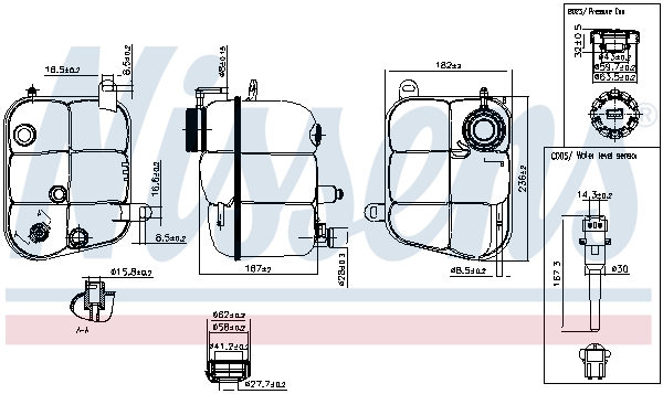 Nissens Expansievat 996227