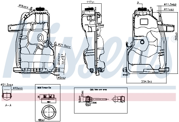 Nissens Expansievat 996232