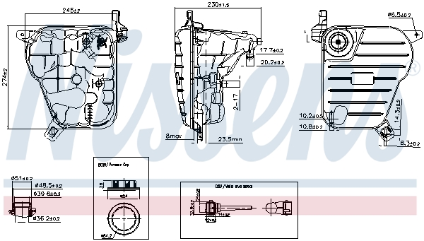 Nissens Expansievat 996236