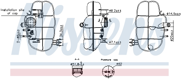 Expansievat Nissens 996237