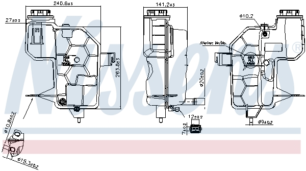 Nissens Expansievat 996242