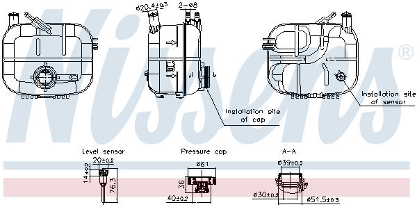 Expansievat Nissens 996243