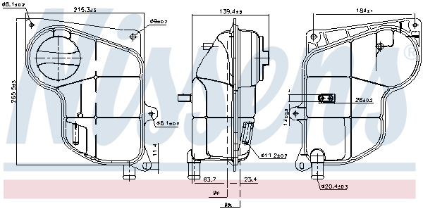 Nissens Expansievat 996244