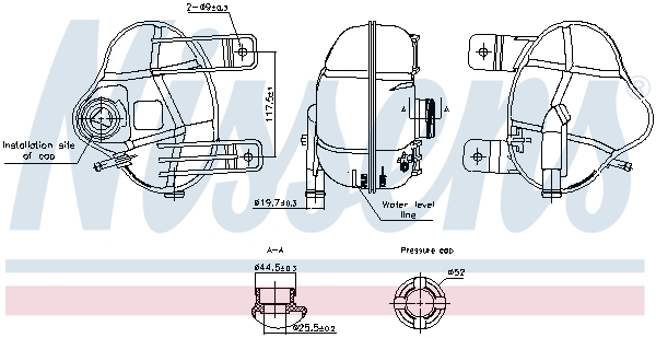 Expansievat Nissens 996250