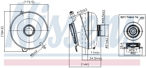 Nissens Expansievat 996251