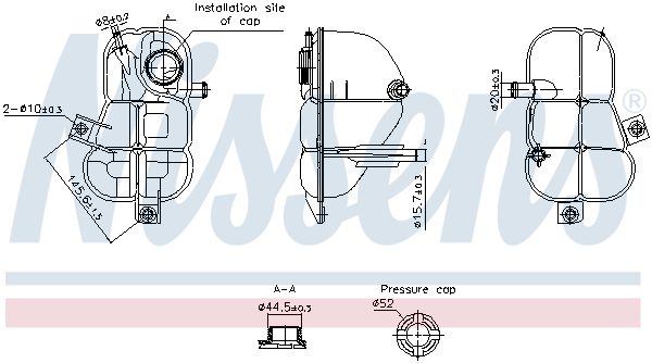 Expansievat Nissens 996253