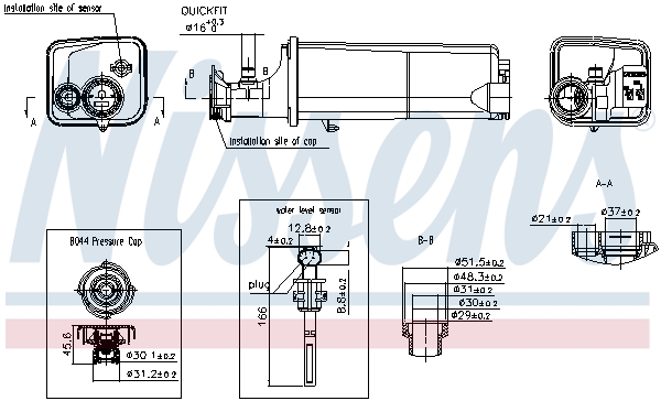 Nissens Expansievat 996261