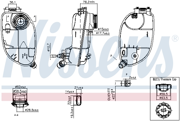 Nissens Expansievat 996265