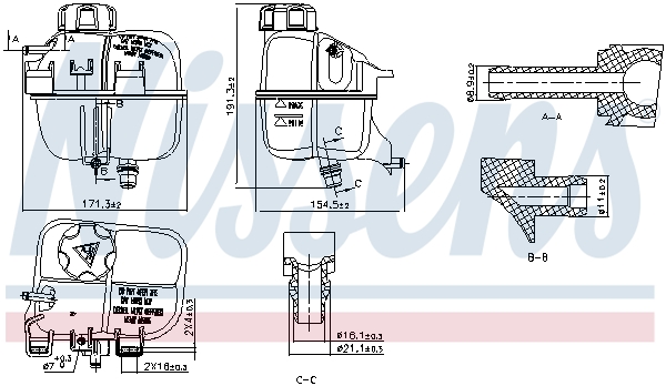 Nissens Expansievat 996266