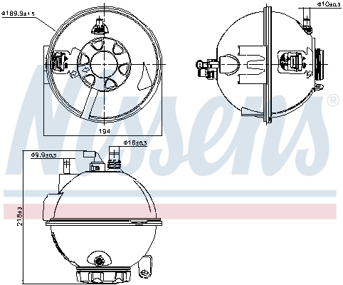 Nissens Expansievat 996267