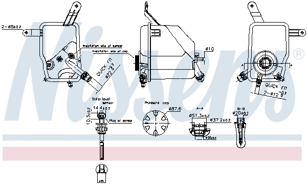 Nissens Expansievat 996270