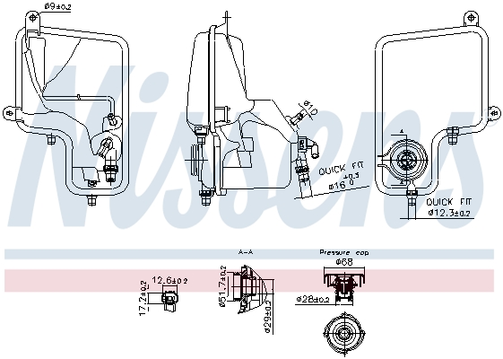 Nissens Expansievat 996273