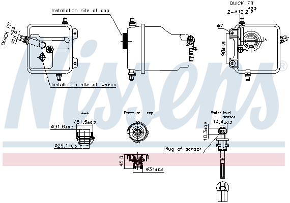 Nissens Expansievat 996274