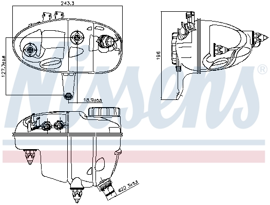 Nissens Expansievat 996276