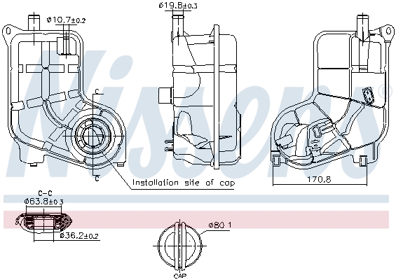 Expansievat Nissens 996287