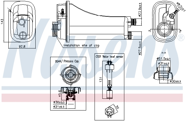 Nissens Expansievat 996290