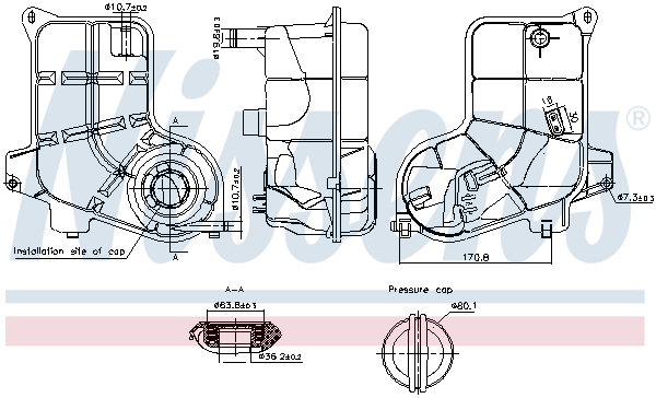 Nissens Expansievat 996291