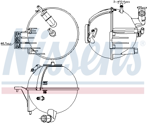 Nissens Expansievat 996296