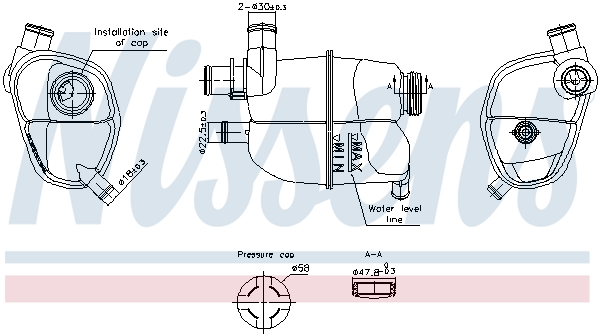 Expansievat Nissens 996302