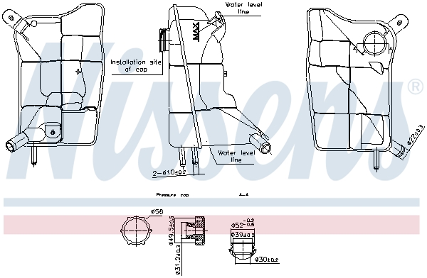 Expansievat Nissens 996304