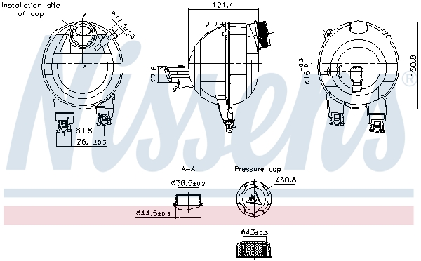 Expansievat Nissens 996306