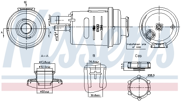 Expansievat Nissens 996314