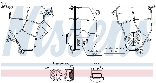 Expansievat Nissens 996360