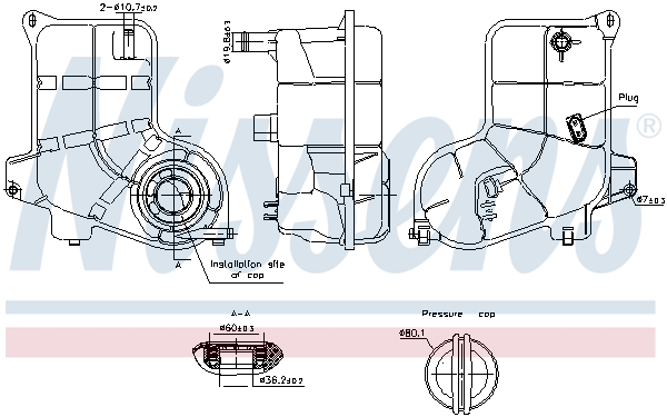 Expansievat Nissens 996363