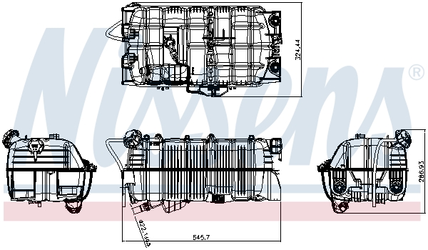 Nissens Expansietank, koelvloeistof 996437