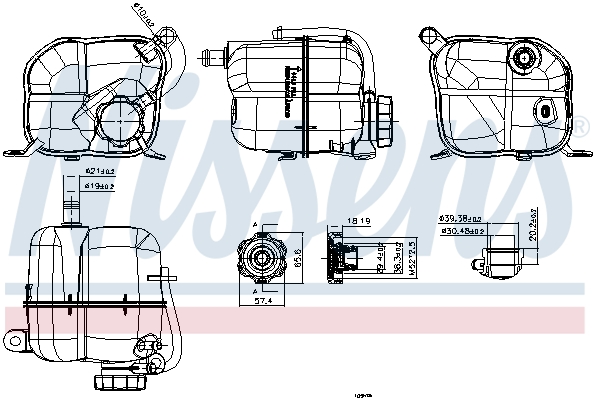 Nissens Expansietank, koelvloeistof 996473