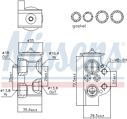 Nissens Airco expansieklep 999220