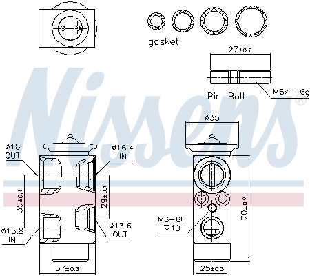 Nissens Airco expansieklep 999222