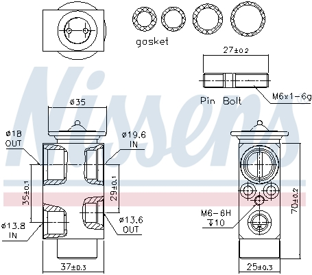 Nissens Airco expansieklep 999231