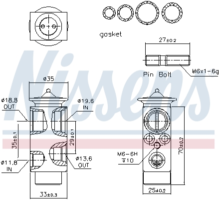 Nissens Airco expansieklep 999233