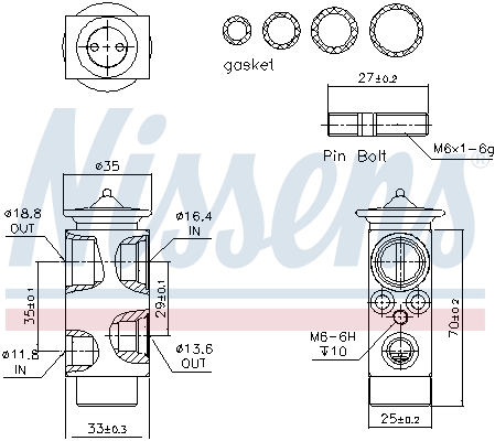 Nissens Airco expansieklep 999234