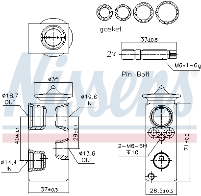 Nissens Airco expansieklep 999241