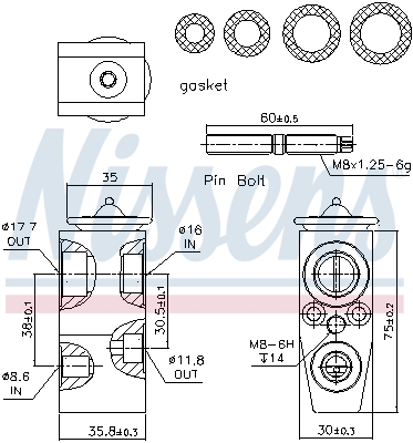 Nissens Airco expansieklep 999285