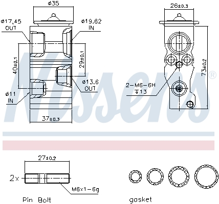 Nissens Airco expansieklep 999290